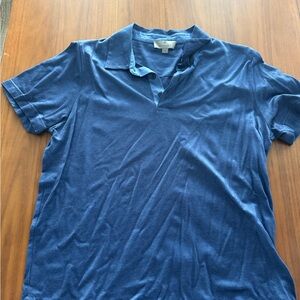 Canali Blue Polo Shirt 50It/40US